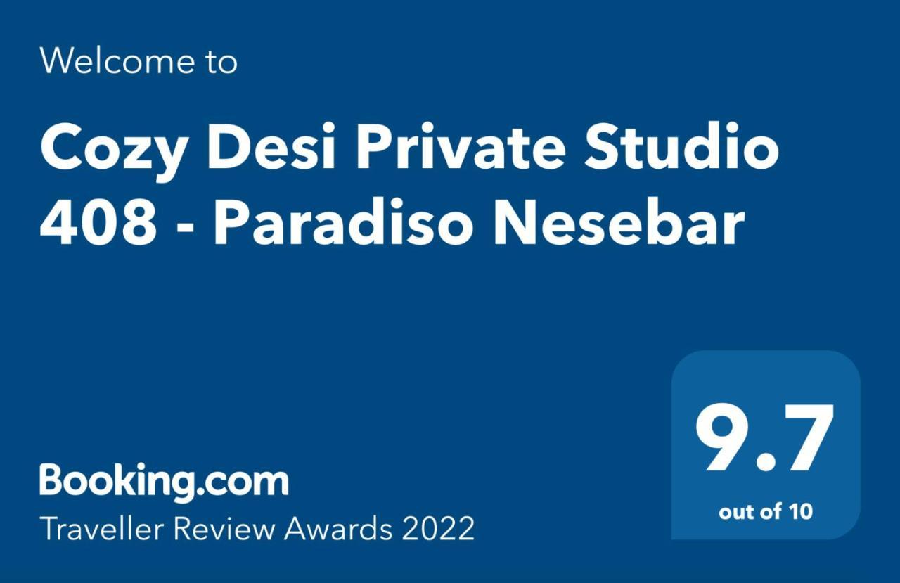 Paradiso 'В' 408 Private Studio Nessebar Extérieur photo